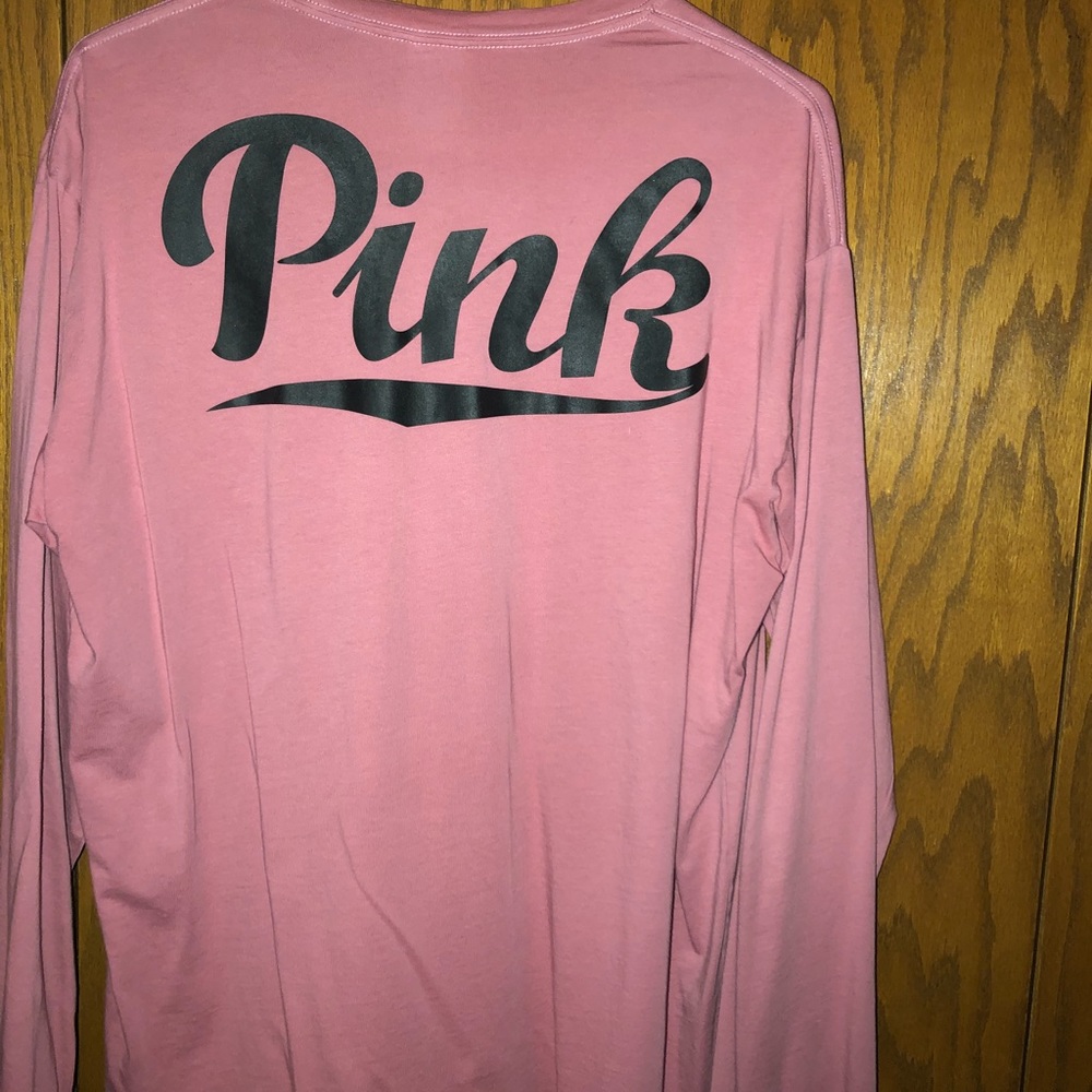 Long sleeved PINK tee - medium